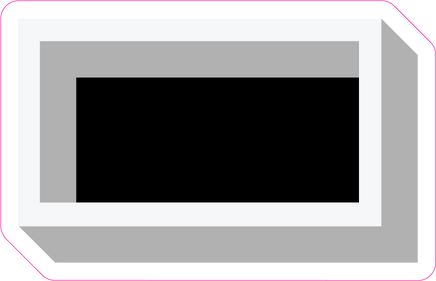 VA 23.5" Individuals - Flat Black Dash