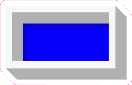 VA 23.5" Individuals - Flat Blue Dash
