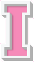 VA 23.5" Individuals - Flat Bubblegum I