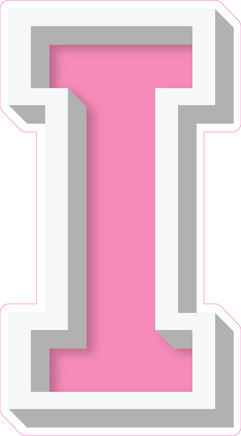 VA 23.5" Individuals - Flat Bubblegum I