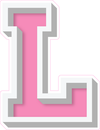 VA 23.5" Individuals - Flat Bubblegum L