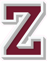 VA 23.5" Individuals - Flat Burgundy Z