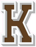 VA 23.5" Individuals - Flat Chocolate K