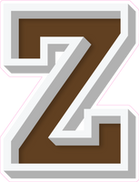 VA 23.5" Individuals - Flat Chocolate Z