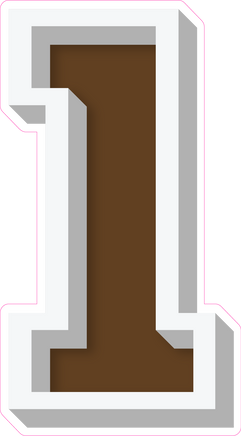 VA 23.5" Individuals - Flat Chocolate 1