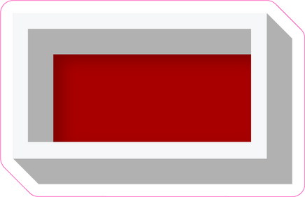 VA 23.5" Individuals - Flat Crimson Dash