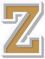 VA 23.5" Individuals - Flat Gold Z