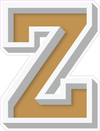 VA 23.5" Individuals - Flat Gold Z