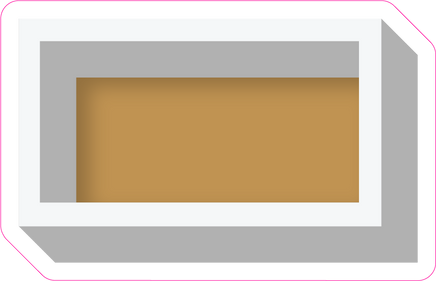 VA 23.5" Individuals - Flat Gold Dash