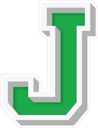 VA 23.5" Individuals - Flat Green J