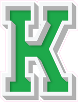 VA 23.5" Individuals - Flat Green K