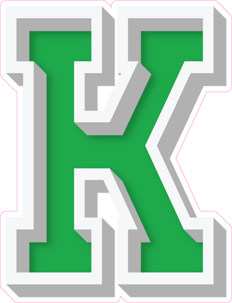 VA 23.5" Individuals - Flat Green K