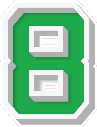 VA 23.5" Individuals - Flat Green 8