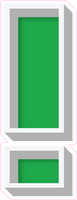 VA 23.5" Individuals - Flat Green !