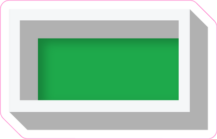 VA 23.5" Individuals - Flat Green Dash