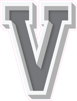 VA 23.5" Individuals - Flat Grey V