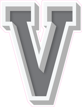 VA 23.5" Individuals - Flat Grey V