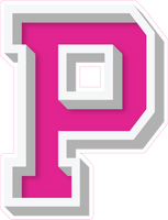 VA 23.5" Individuals - Flat Hot Pink P