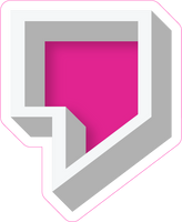 VA 23.5" Individuals - Flat Hot Pink Apostrophe