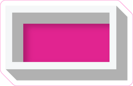 VA 23.5" Individuals - Flat Hot Pink Dash