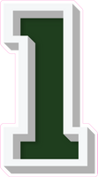 VA 23.5" Individuals - Flat Hunter Green 1