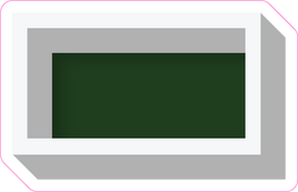 VA 23.5" Individuals - Flat Hunter Green Dash