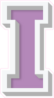VA 23.5" Individuals - Flat Lavender I