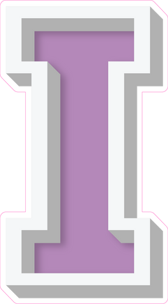 VA 23.5" Individuals - Flat Lavender I