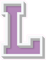VA 23.5" Individuals - Flat Lavender L