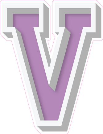 VA 23.5" Individuals - Flat Lavender V