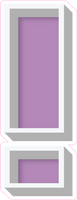 VA 23.5" Individuals - Flat Lavender !