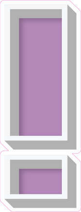 VA 23.5" Individuals - Flat Lavender !