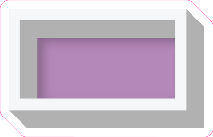 VA 23.5" Individuals - Flat Lavender Dash