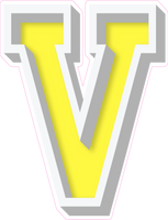 VA 23.5" Individuals - Flat Lemon V