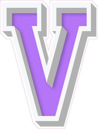 VA 23.5" Individuals - Flat Lilac V