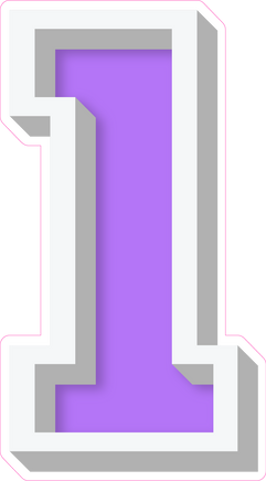 VA 23.5" Individuals - Flat Lilac 1