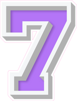 VA 23.5" Individuals - Flat Lilac 7