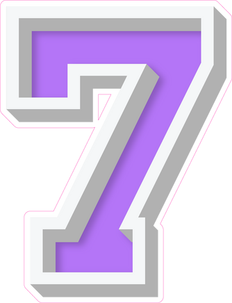 VA 23.5" Individuals - Flat Lilac 7