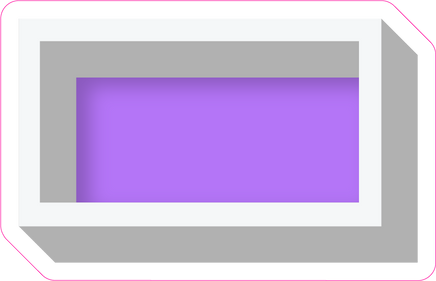 VA 23.5" Individuals - Flat Lilac Dash