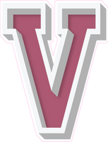 VA 23.5" Individuals - Flat Mauve V