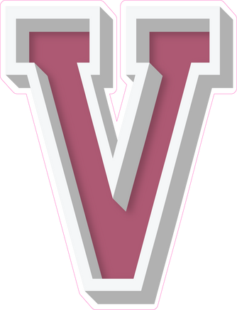 VA 23.5" Individuals - Flat Mauve V