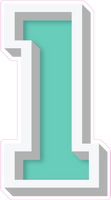 VA 23.5" Individuals - Flat Mint 1