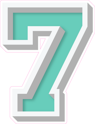 VA 23.5" Individuals - Flat Mint 7
