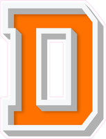 VA 23.5" Individuals - Flat Orange D