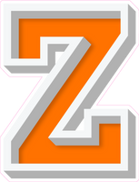 VA 23.5" Individuals - Flat Orange Z