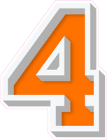 VA 23.5" Individuals - Flat Orange 4