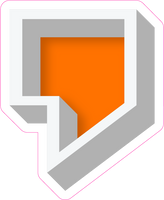VA 23.5" Individuals - Flat Orange Apostrophe