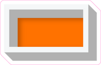 VA 23.5" Individuals - Flat Orange Dash