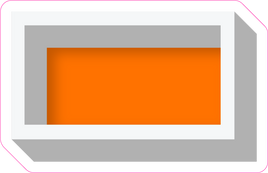 VA 23.5" Individuals - Flat Orange Dash