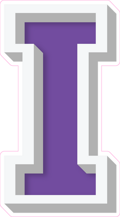 VA 23.5" Individuals - Flat Purple I